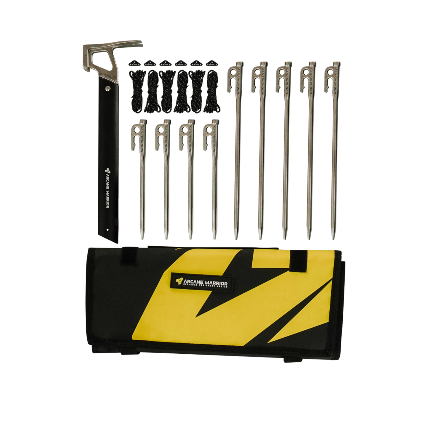 テント用ペグ&キャンプ用ハンマーキット PRO