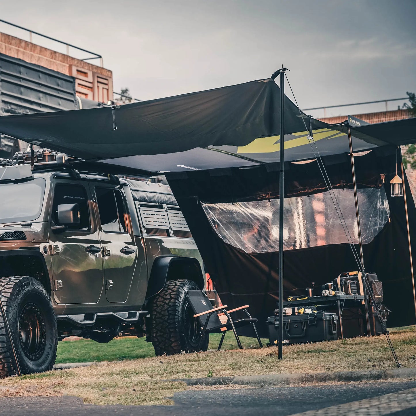 HARDCORE オーニングシェード延長キット